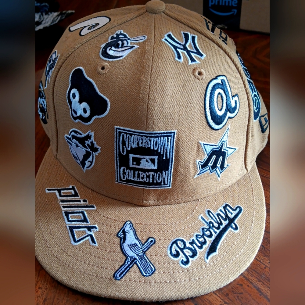 NEW ERA 5950 Cooperstown Collection All Baseball Team Hat Size 7 1/2